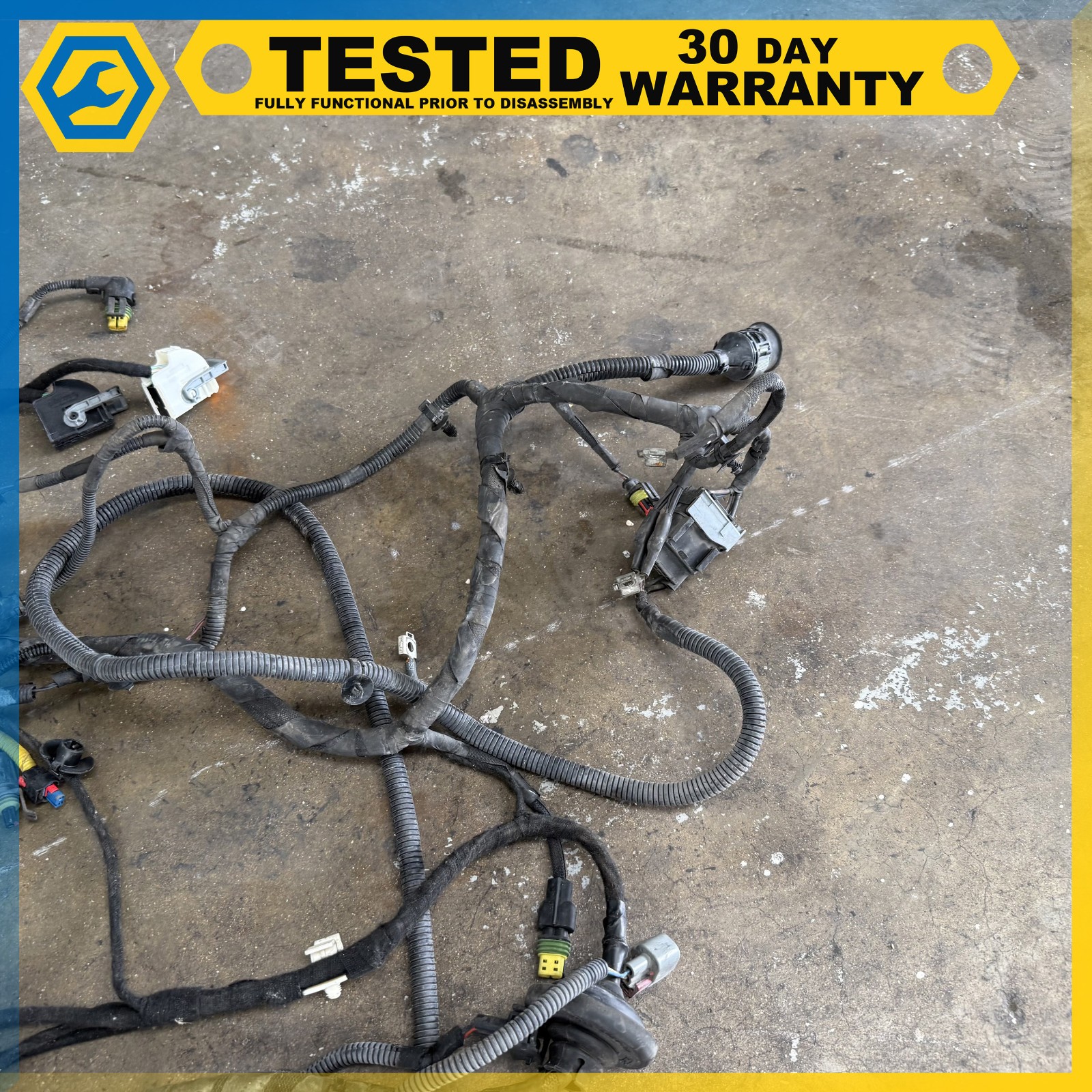 14-16 MASERATI GHIBLI 3.0L F160 ENGINE BAY WIRE WIRING HARNESS W/ FUSE BOX OEM