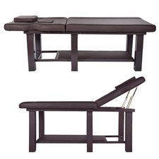 Professional Stationary Massage Table with Headrest