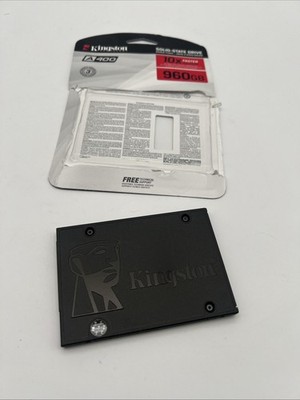 Kingston A400 SSD 960GB Interne Festplatte 2,5 Zoll SATA III 3D NAND SA400S37