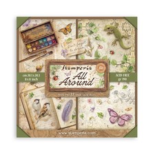 Stamperia Scrapbook Maxi Paper Pad 8x8 - All Around (22 pages)