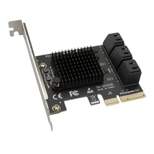 PCIE to 6-port SATA3.0 hard disk 6G expansion ASM1166 PCI- E3.0 GEN3
