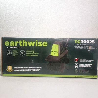 Earthwise TC70025 7.5-Inch 2.5-Amp Corded Electric Tiller/Cultivator, 7.5-Inch