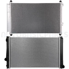 For 2006-2012 Toyota RAV4 Aluminum Radiator & AC Condenser Cooling Kit