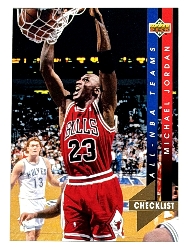 1993 UPPER DECK MICHAEL JORDAN ALL-NBA TEAMS CHECKLIST