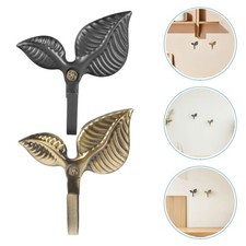  8 ganci appendiabiti in ferro battuto: ganci da parete vintage a forma di