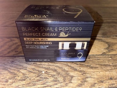 Farmstay Black Snail & Peptide9 Perfect Cream Deep Nourishing Elasticity Korea