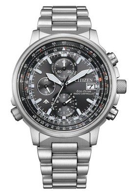 CITIZEN Eco-Drive Promaster Sky Funk Fliegeruhr für Herren Schwarz AT8300-58E