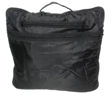 Fleece Stadium Bag  4 in 1 Pillow, Stadium Cushion, Blanket, Bag  Black   S7882