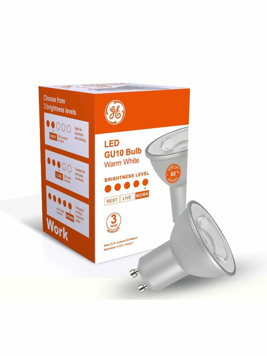 Beacon Lighting GE 4.9W LED GU10 Globe in Warm White eBay