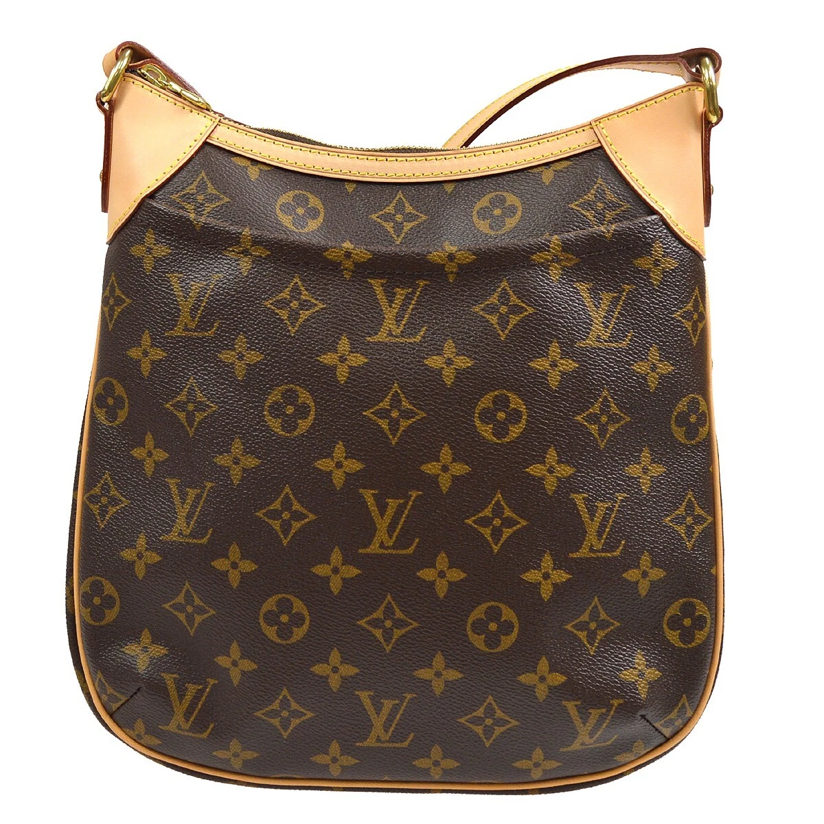 LOUIS VUITTON Monogram Odeon PM Black 1216569