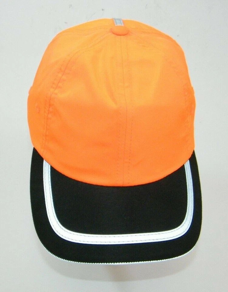 (7) GORRAS AUTORIDAD PORTUARIA ALTA VISIBILIDAD SOMBREROS C836A NARANJA/AMARILLO CON NEGRO Foto 2 de 4
