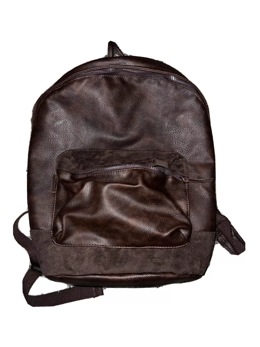 James campbell top leather backpack