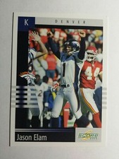 JASON ELAM 2003 SCORE FOOTBALL CARD # 34 D1915