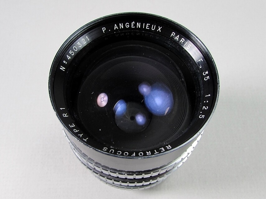 P. ANGENIEUX RETROFOCUS TYPE R1 LENS F 35 450321 vintage P. ANGENIEUX RETROFOCUS TYPE R1 LENS F 35 450321 vintage