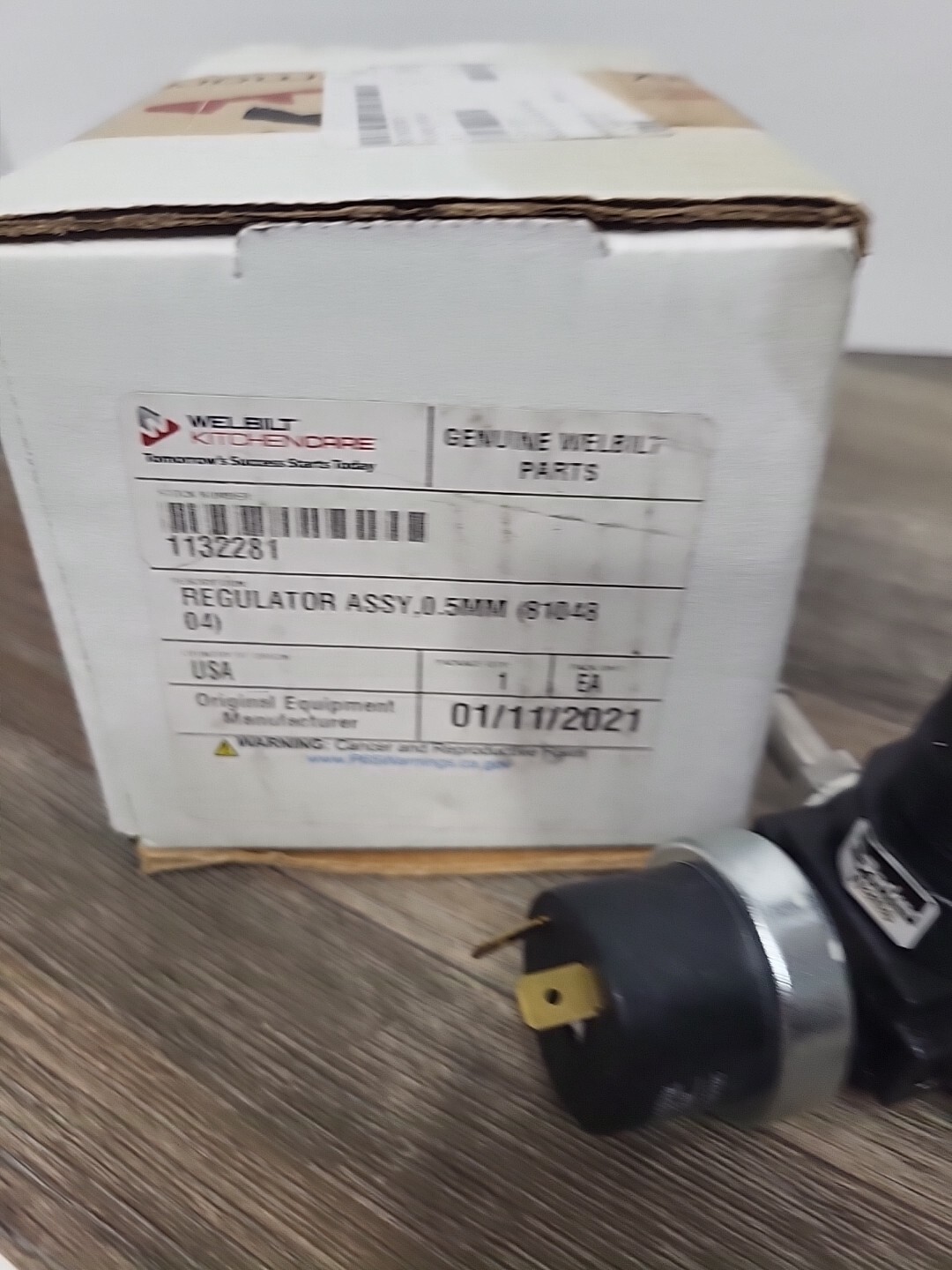 Frymaster 1132281 OEM Part, Regulator Assembly 0.5MM, Fits F