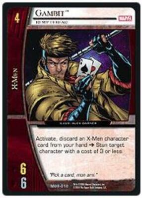 VS System: Gambit, Remy LeBeau - Foil [Played] Marvel Origins TCG CCG Classic Ma