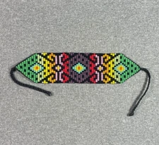 Embera Chami beaded Bracelet by women of the Colombian indigenous tribe 3030