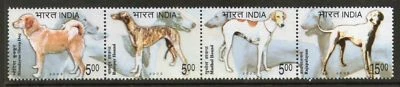 India 2005 Razas de perros Animales de compañía Mamíferos Fauna Perro se-inqu... - Imagen 1 de 2