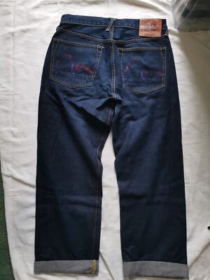 Evisu Japan denim Jeans Lot 0001 Selvedge 30-31 | eBay Evisu Japan denim Jeans Lot 0001 Selvedge 30-31 | eBay