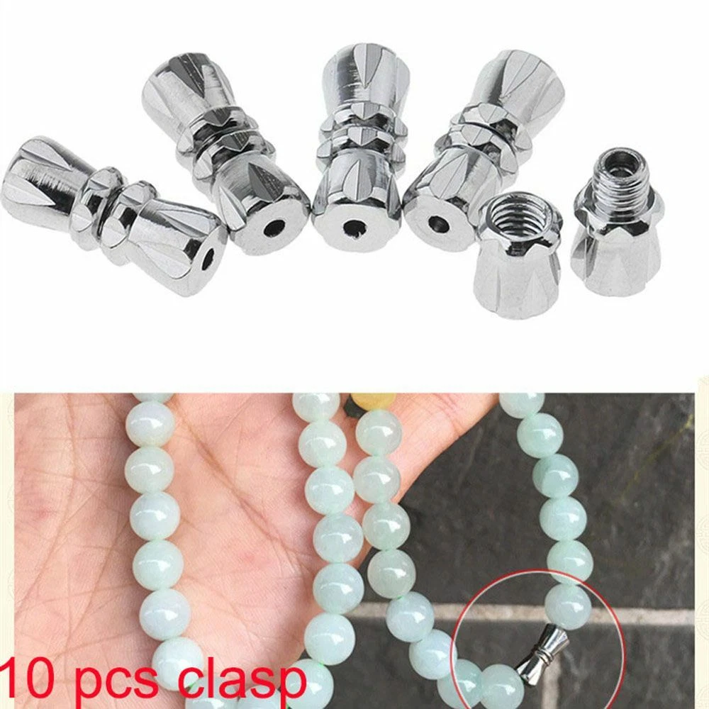 10Pc Screw Clasp Barrel Screw Clasps For Diy Bracelet Necklace Jewelry Connector