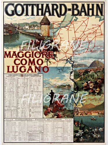Interlaken Suisse Rcna-Poster/Reproduction HQ 40x60cm d