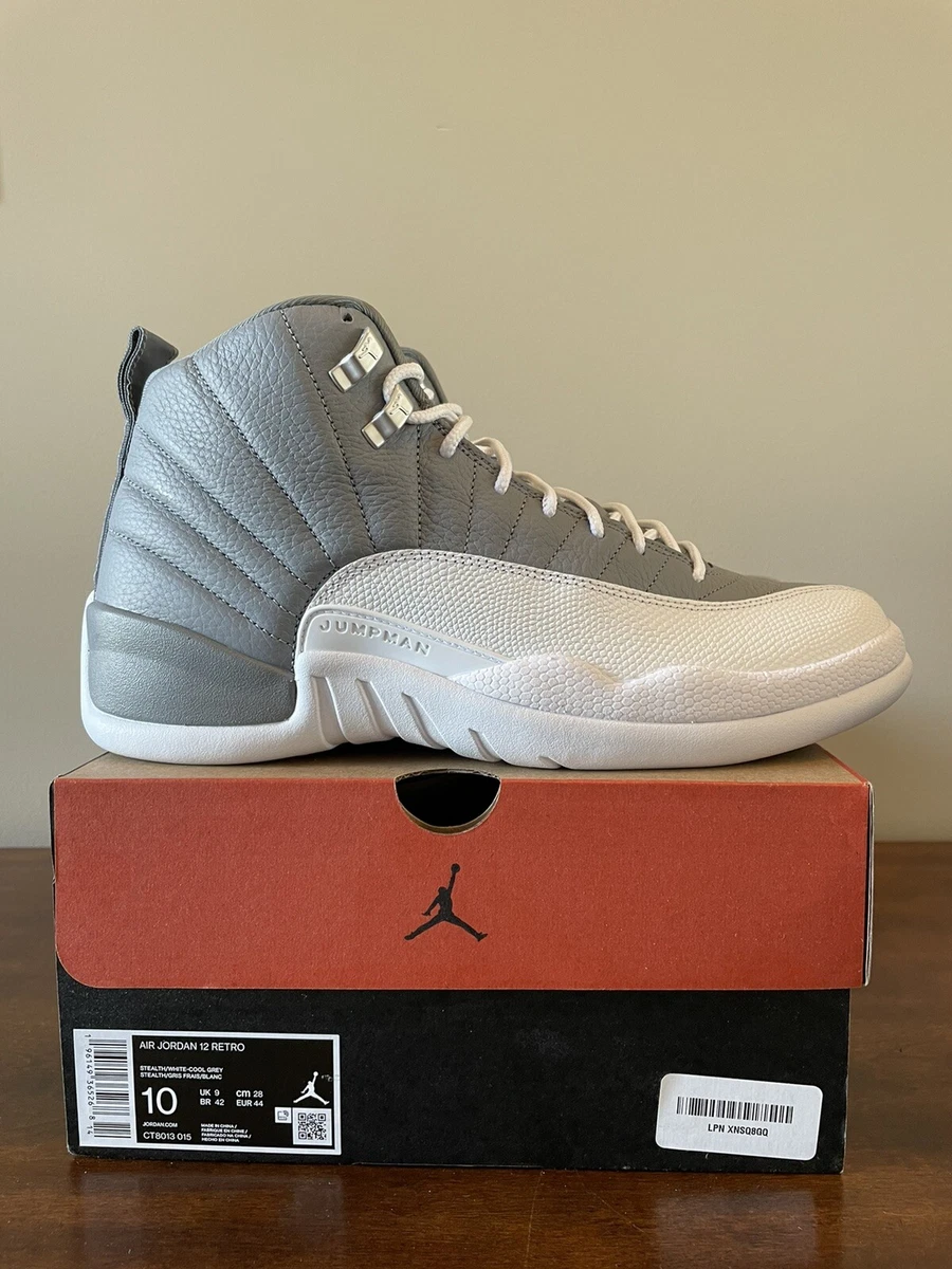 Air Jordan 12 Retro Stealth Cool Grey White 2022 Size 10 Brand New In Box!!!