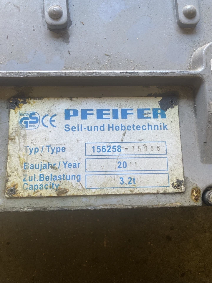 Seilzug Greifzug 3,2 to Pfeifer Seil und Hebetechnik - Bild 3 von 4