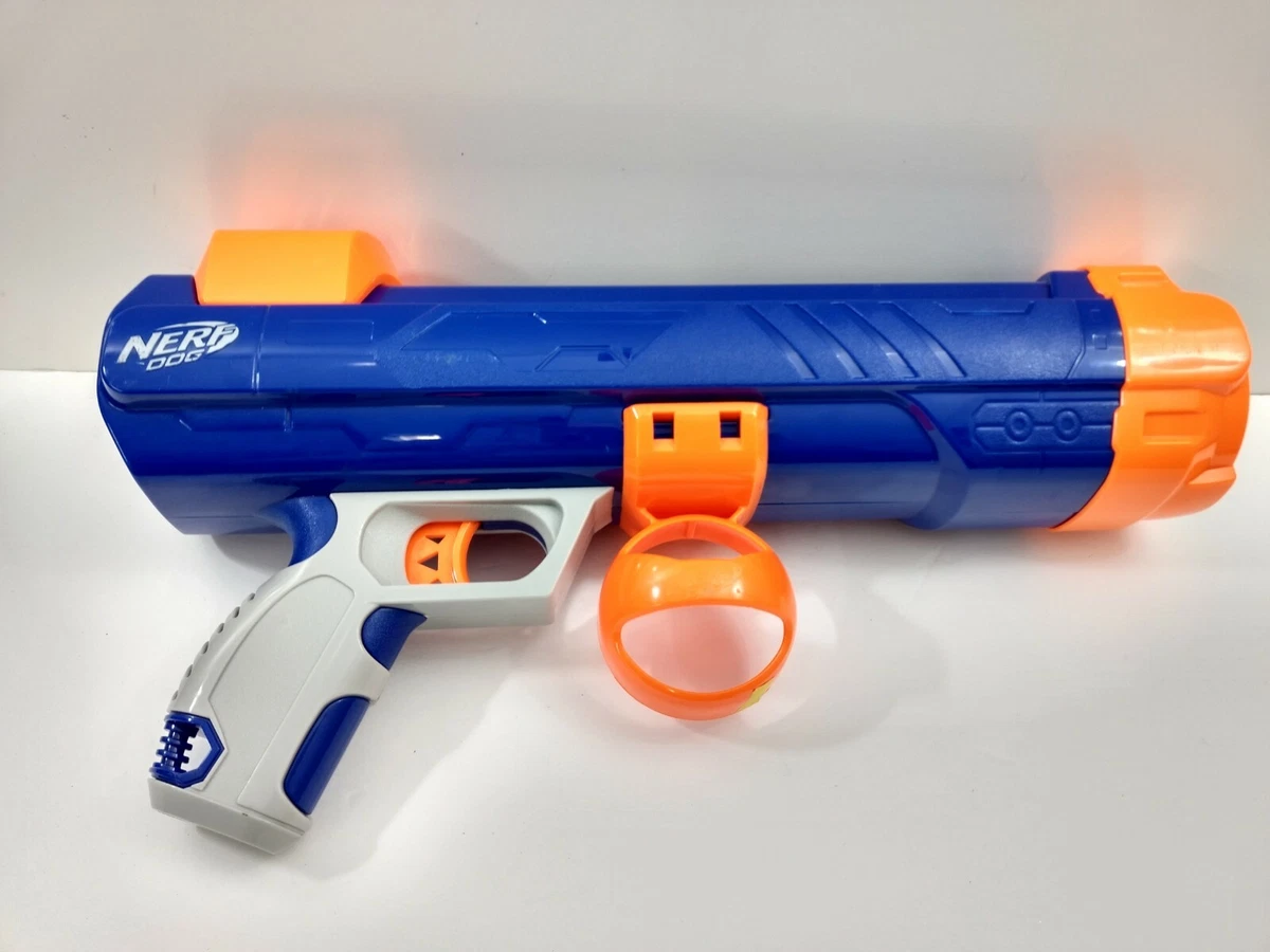 Nerf Dog Tennis Ball Blaster Gun Dog Fetch Launcher Toy Training