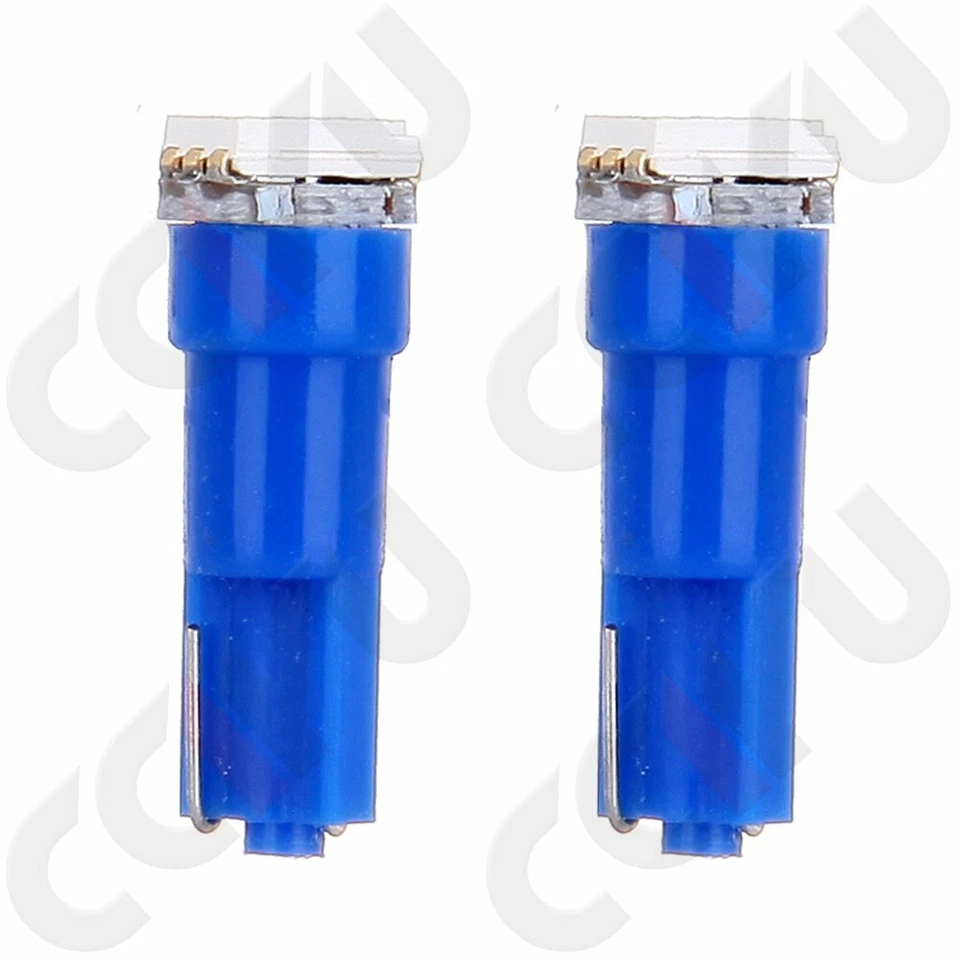 20 piezas T5 azul hielo 70 73 74 tablero calibre 1-5050-SMD LED cuña lámpara bombillas luz Foto 2 de 4