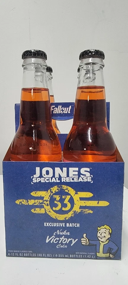 Jones Soda Fallout Edición Especial Nuka-Cola Paquete de 4 Nuka Limited Entrega GRATIS Foto 2 de 4