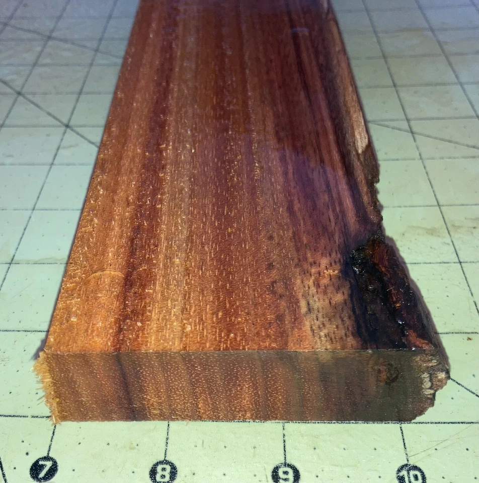 Tablero de madera One Hawaiian Select Koa con borde vivo ~ 12 3/4" x 2" x 3/4" (#445) Foto 4 de 4