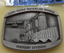 Vintage John DeereFoundry Division Belt Buckle