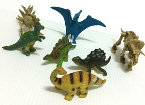 small rubber animal figurines