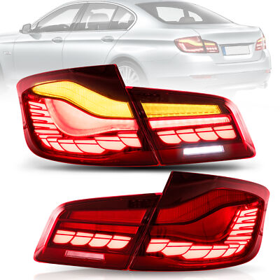 VLAND OLED Tail Lights Assembly For 2011-17 BMW5 F10 F18 M5 w/Start-up Rearlamps