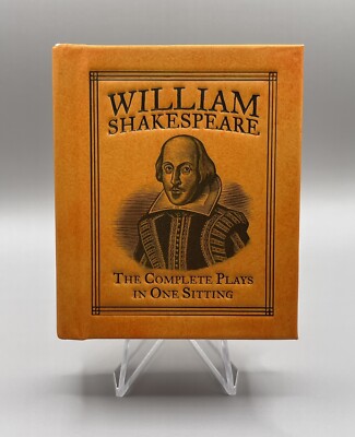William Shakespeare: The Complete Plays in One Sitting - Hardcover Mini Book