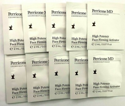 10 X PERRICONE MD HOCHWIRKSAMER GESICHTSSTRAFFUNGSAKTIVATOR JE 2ML GESAMT ( 20ML )  