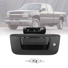 Tailgate Handle Kit, Tail Gate Bezel Lock For 07-14 Chevy Silverado GMC Sierra