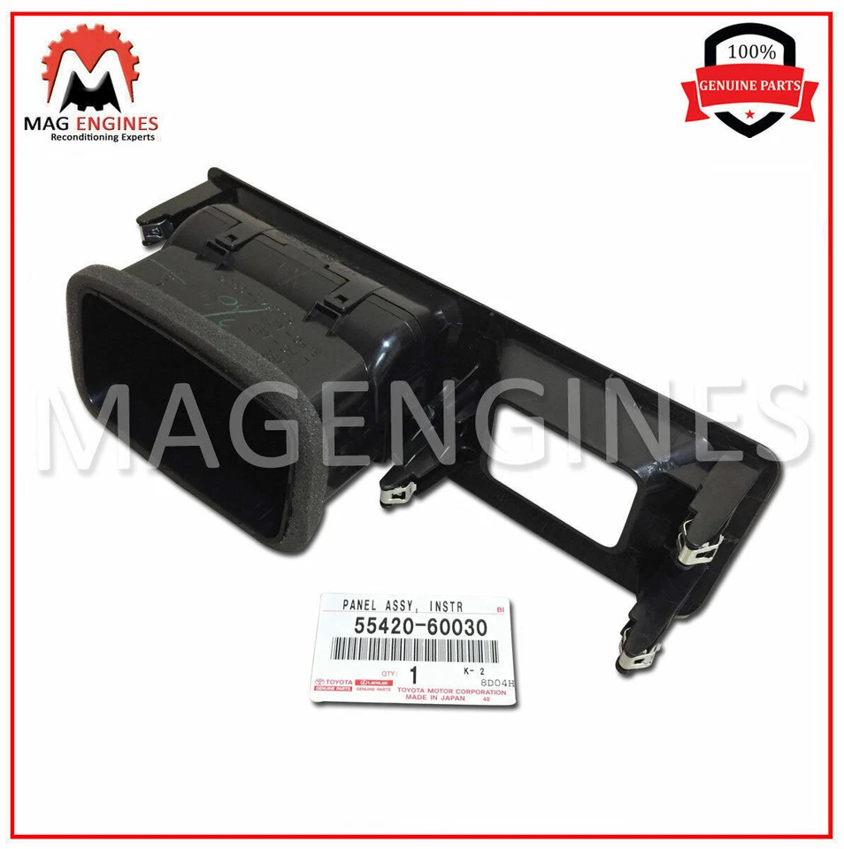 55420-60030 GENUINE OEM PANEL ASSY, INSTRUMENT CLUSTER FINISH, CENTER 5542060030 - Image 2 of 4