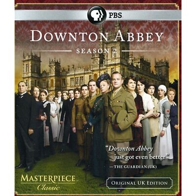 Masterpiece Classic Downton Abbey Season 2 (Original U.K. Edition) (Blu-ray) NEW