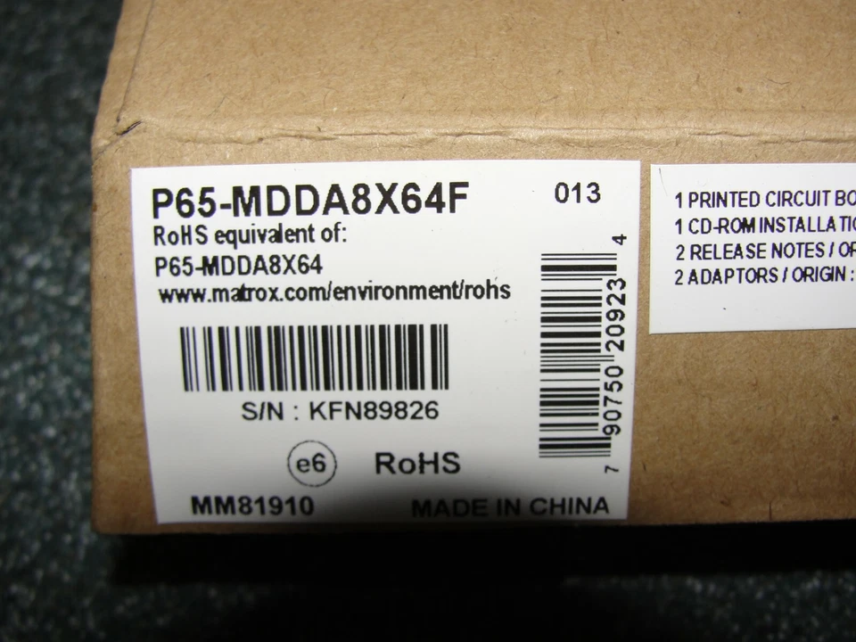 Matrox Parhelia P650 AGP 64MB Video Card. - Image 3 of 4