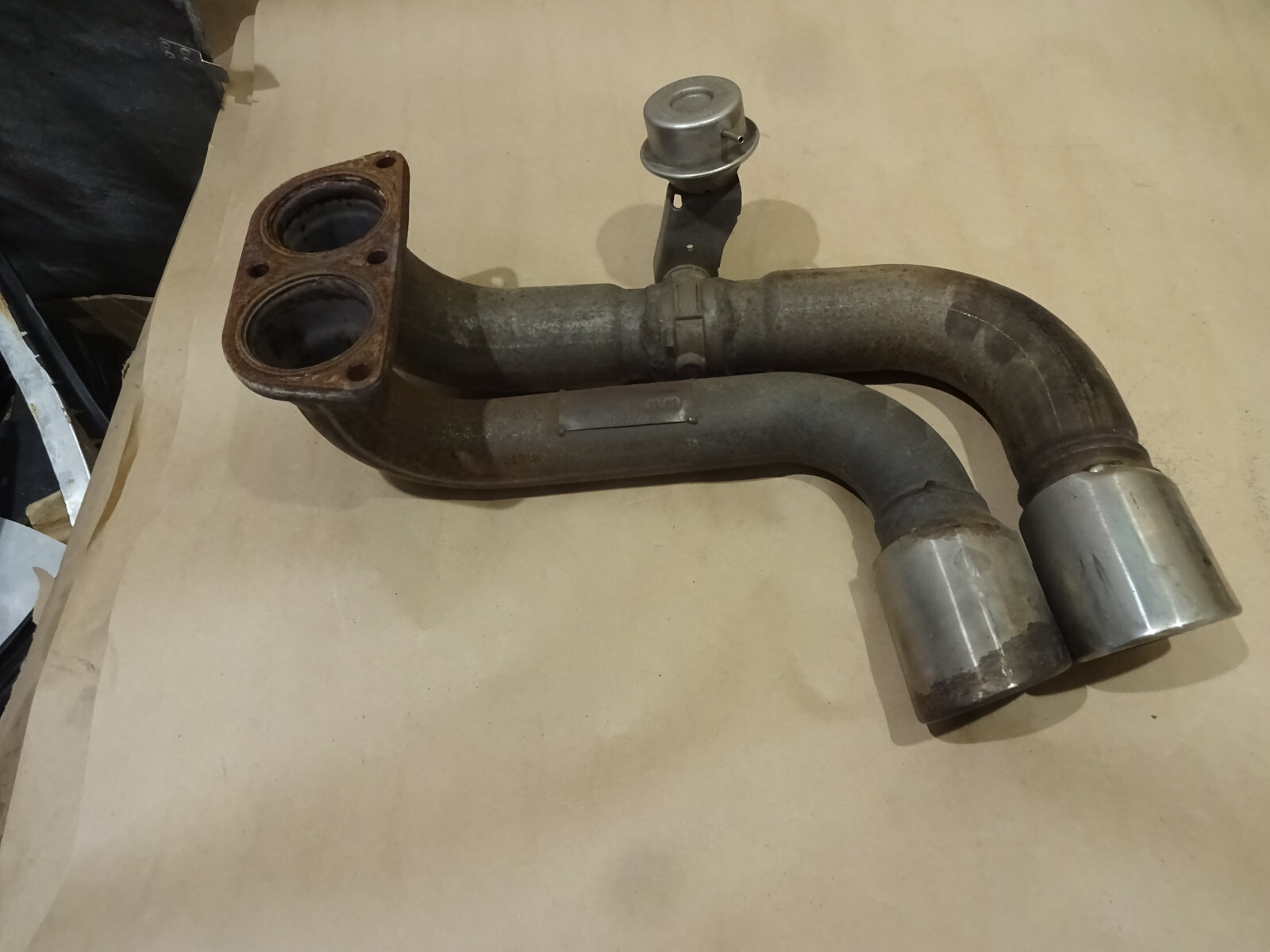 Ferrari 360 - RH Exhaust Outlet Pipe With Tips & Valve - P/N 178770