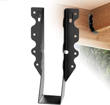 25 pcs 2x8 Joist Hangers Black Face Mount Joist Hangers , 2x8 Brackets Fits