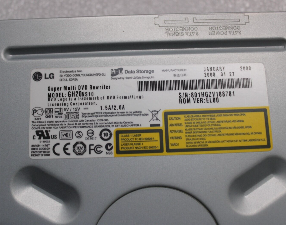 LG GH20NS10 SUPER MULTI DVD REWRITER | eBay