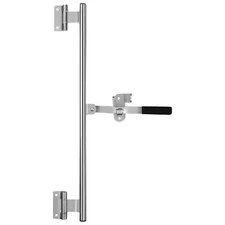 45" Aluminum Cargo Trailer Swing Door Hinged Cam Bar Lock Hasp Utility