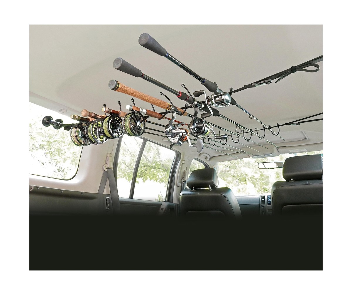 Smith Creek Rod Rack, Heavy Duty Vehicle Interior Fly Fishing Rod 