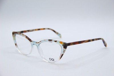 NEW OGI EVOLUTION KRANZ/1194 CRYSTAL BRN TRT AUTHENTIC DESIGNER EYEGLASSES 49-17