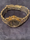 Vintage Seiko Kinetic Sports 100 5M42-0B09 Black Gold Watch