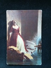 vtg postcard Lapina publishing Paris Princess Tarakanova in Prison by FLAVITSKY