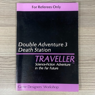 TRAVELLER DOUBLE ADVENTURE 3 THE ARGON GAMBIT/DEATH STATION 1981 GDW RPG