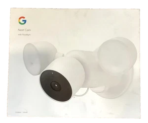 Google Nid Cam W/Fleodlight (GPLE9 & G3AL9) Caméra de sécurité extérieure Snow (NEW)